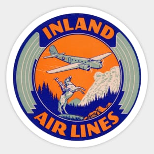 1938 Inland Airways Sticker